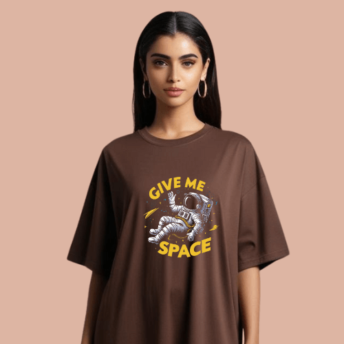 Oversized T Shirt - GIVE ME SPACE